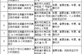 国家税务总局重庆市税务局 关于春节期间电子税务局有关事项的通知